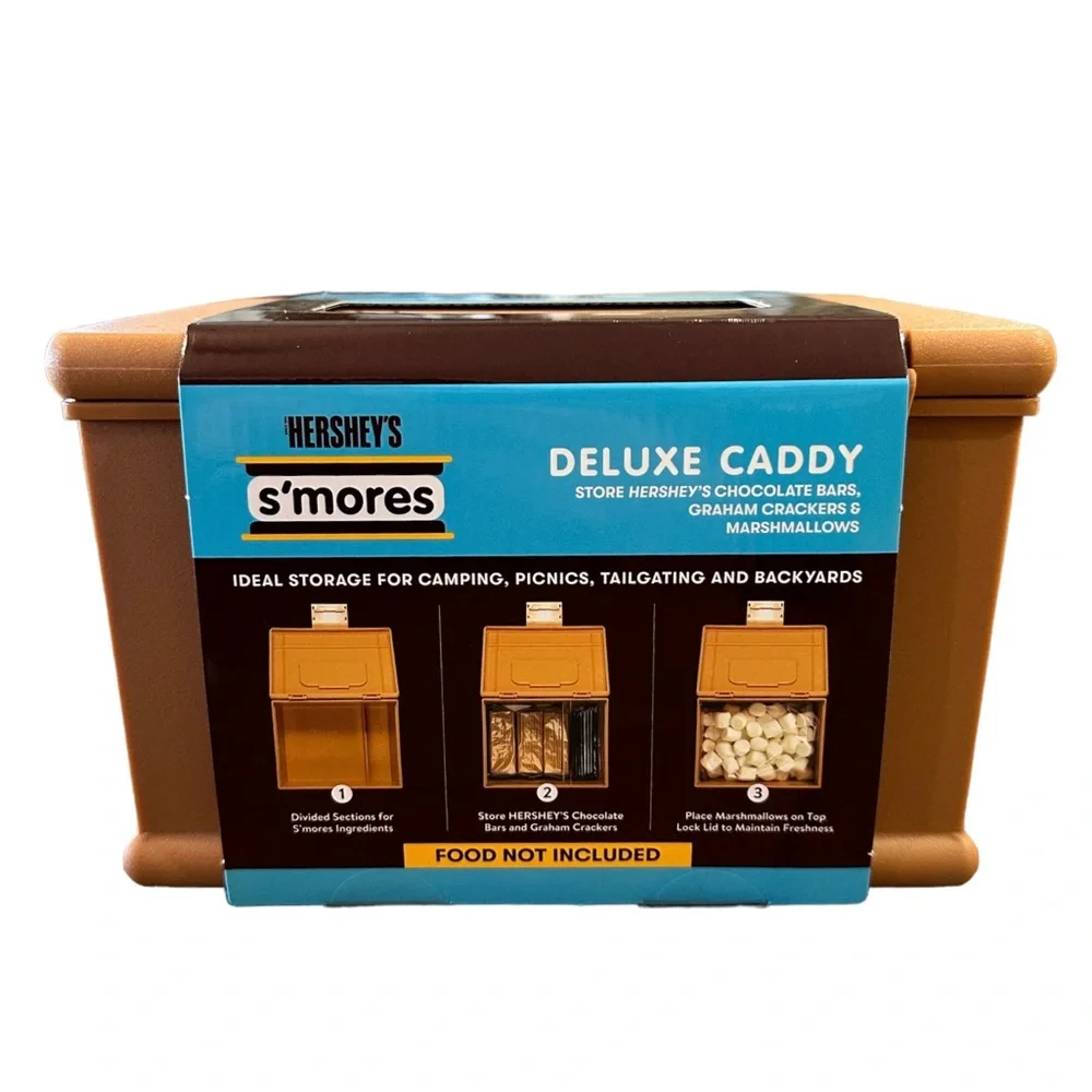 COPY - NEW Hershey's S'mores Deluxe Caddy - Removable Tray & Carrying Handle Ca…